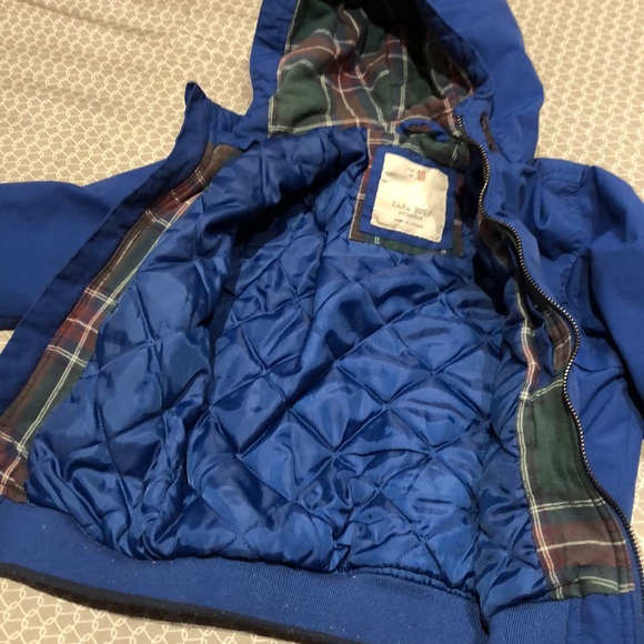 Zara Boys Collection blue jacket  size: 4/5 - Picture 7 of 8